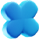 Decorative 3D cross graphic