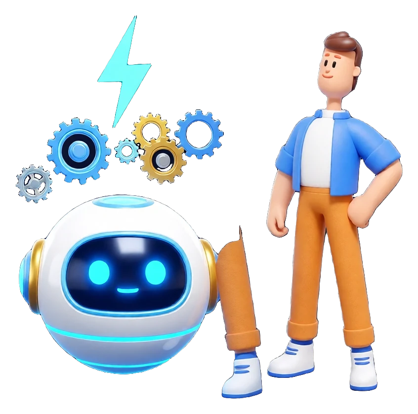XS4Arabia 3D character — AI solutions in Bahrain