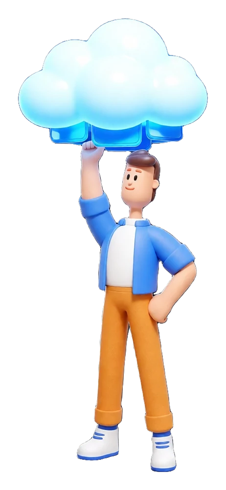 XS4Arabia 3D character — cloud integration services in Bahrain