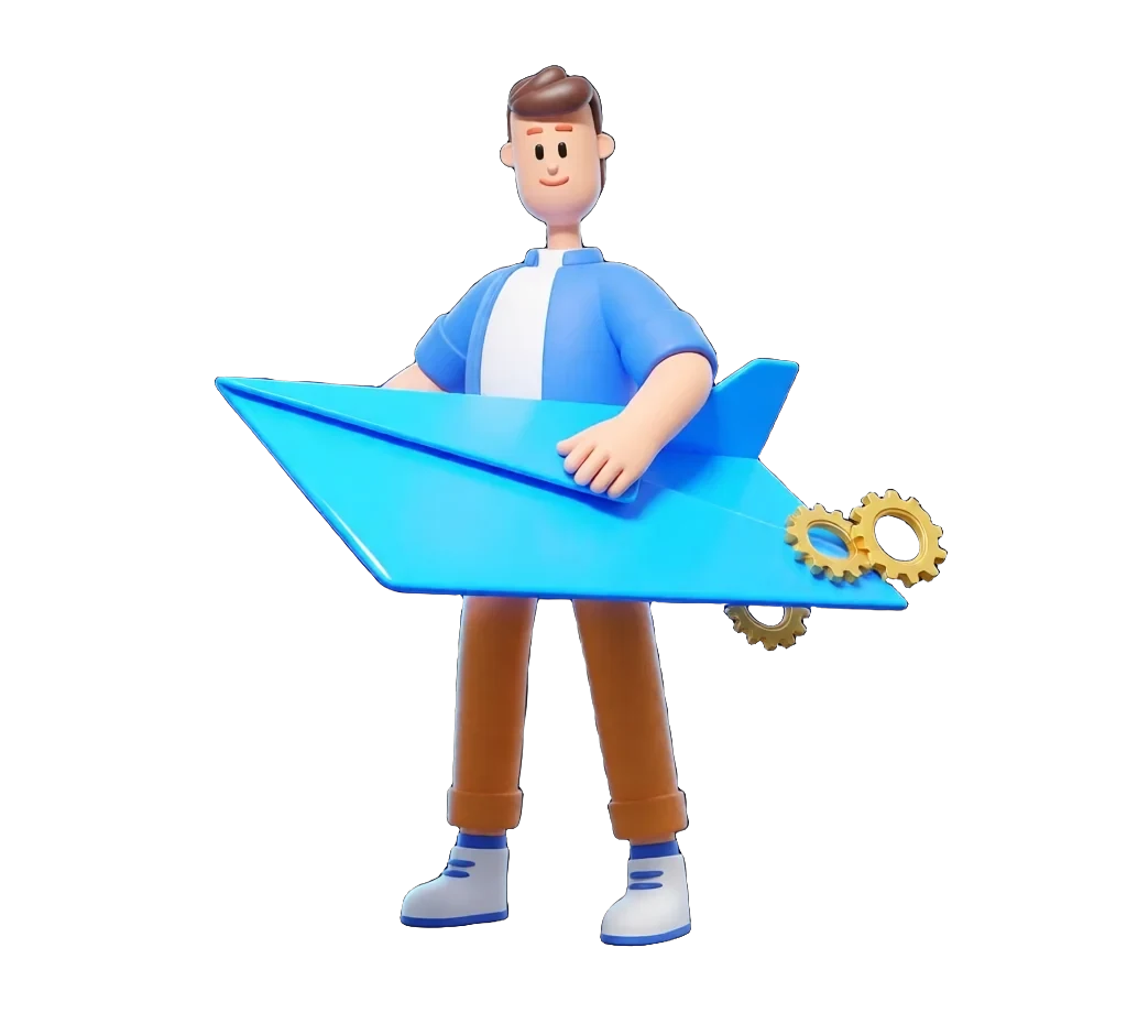 XS4Arabia 3D character — IT and digital marketing services in Bahrain