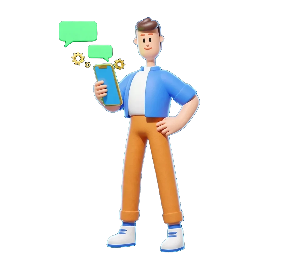 XS4Arabia 3D character — IT and digital marketing services in Bahrain