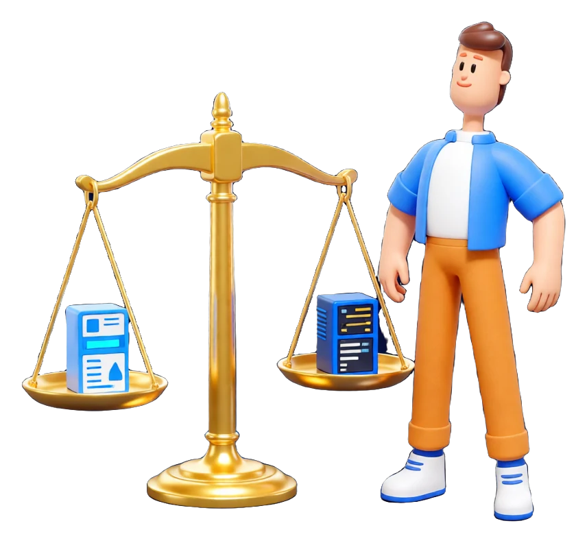 XS4Arabia 3D character — balanced server load in Bahrain