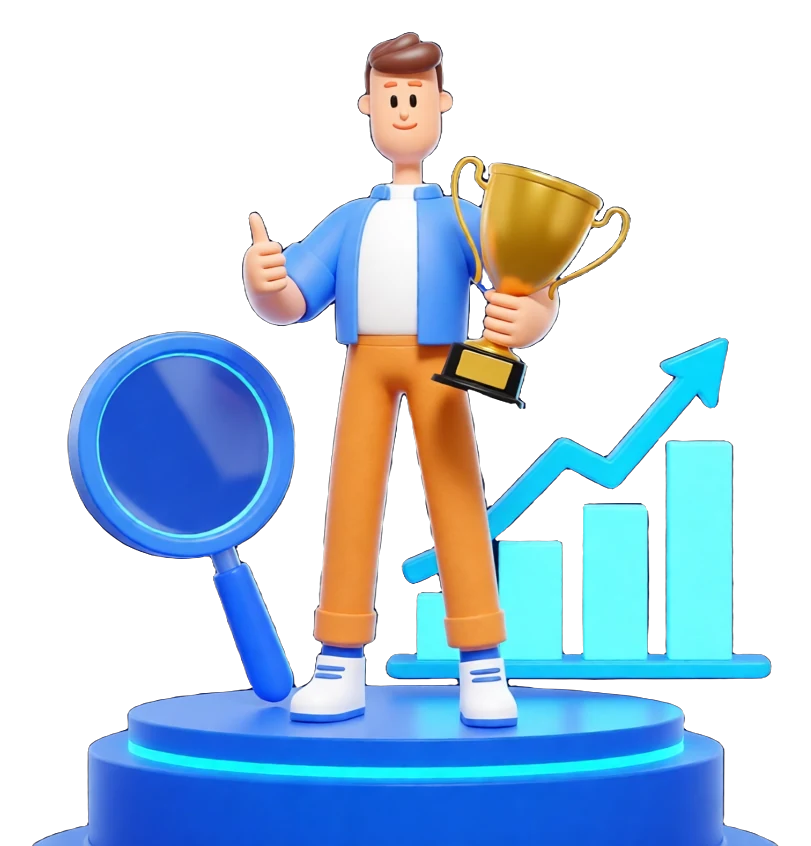 XS4Arabia 3D character — SEO and ranking on Google in Bahrain
