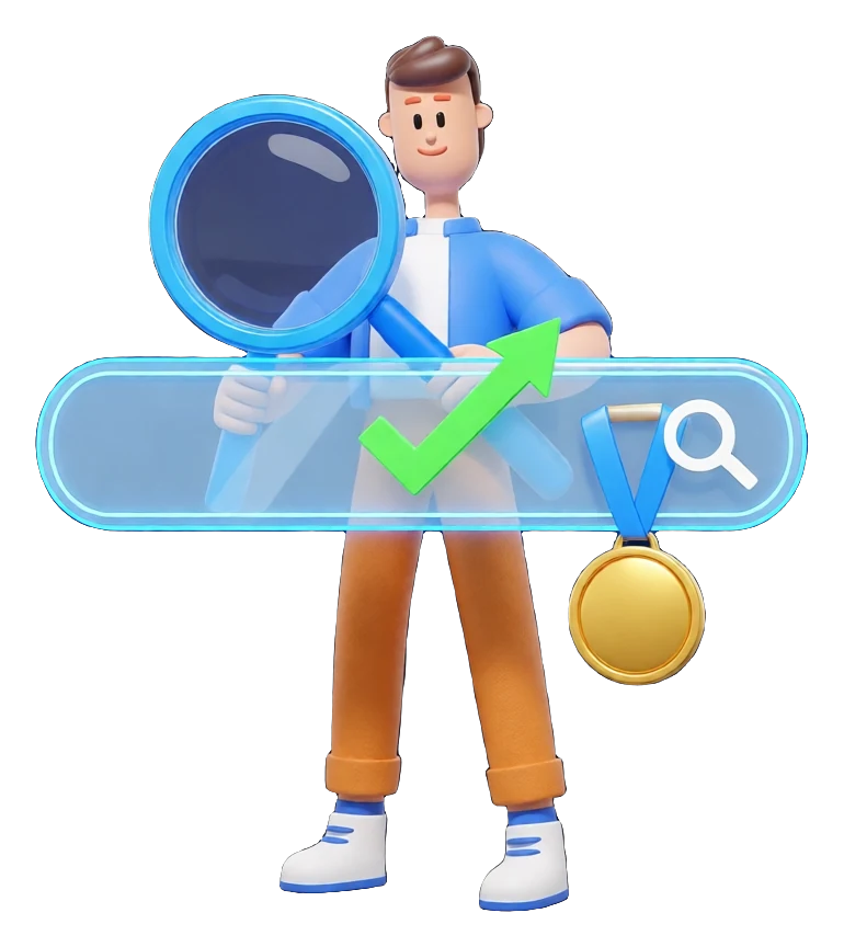 XS4Arabia 3D character — SEO and ranking on Google in Bahrain