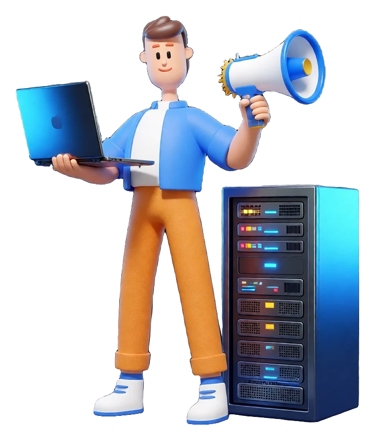 XS4Arabia 3D character — IT and digital marketing services in Bahrain