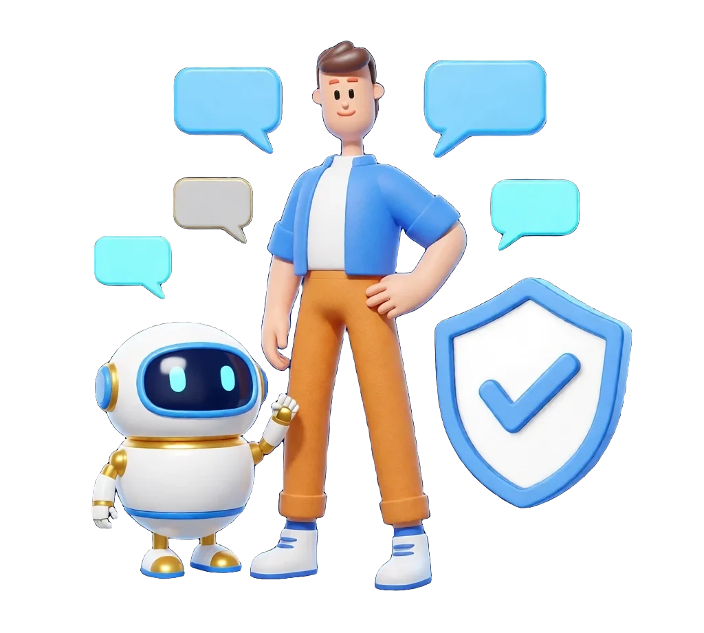 XS4Arabia 3D character — IT and digital marketing services in Bahrain