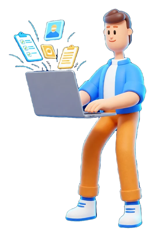XS4Arabia 3D character — blog content creation in Bahrain