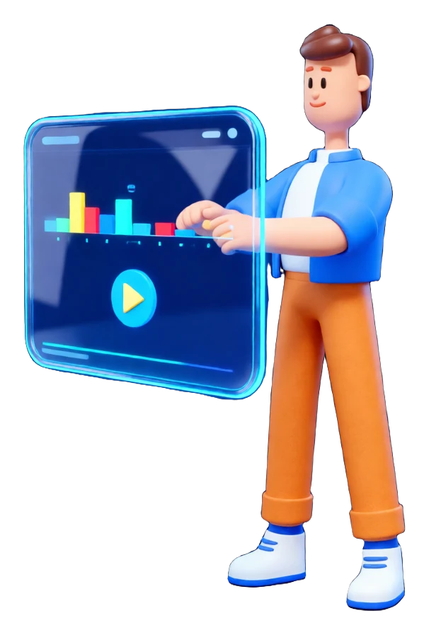 XS4Arabia 3D character — video editing and motion graphics