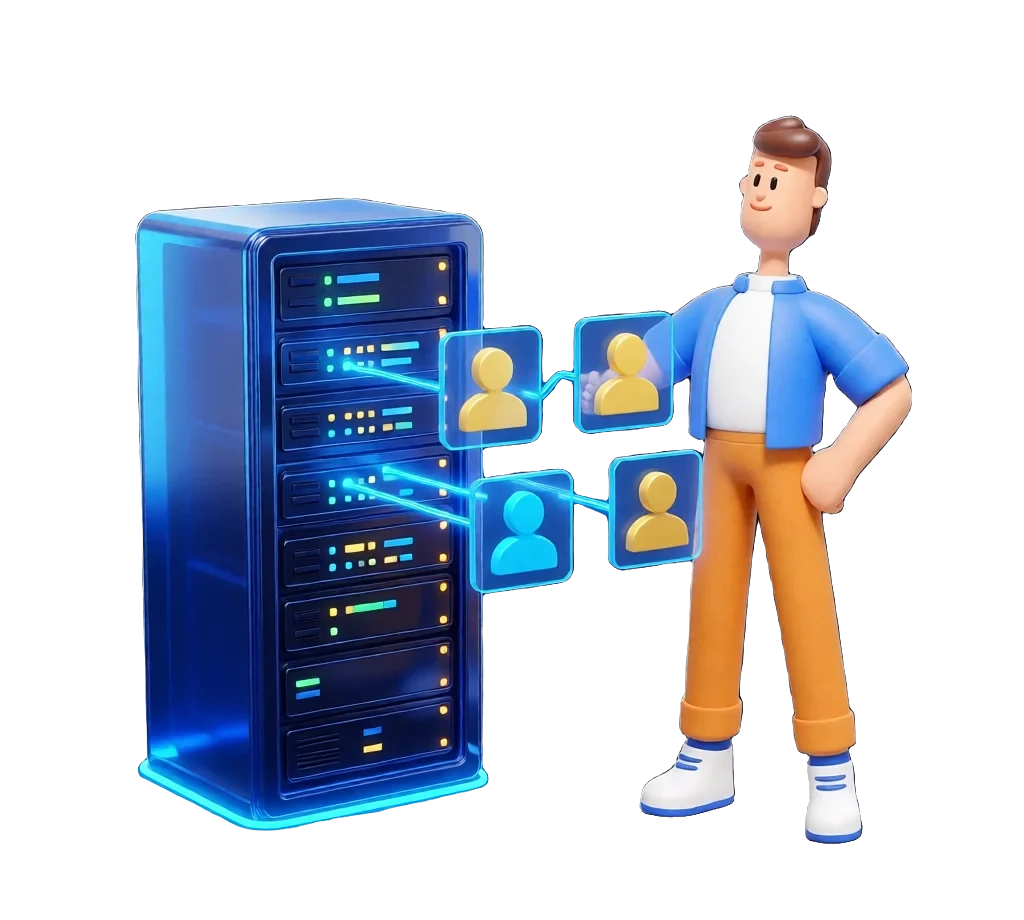 XS4Arabia 3D character — IT and digital marketing services in Bahrain