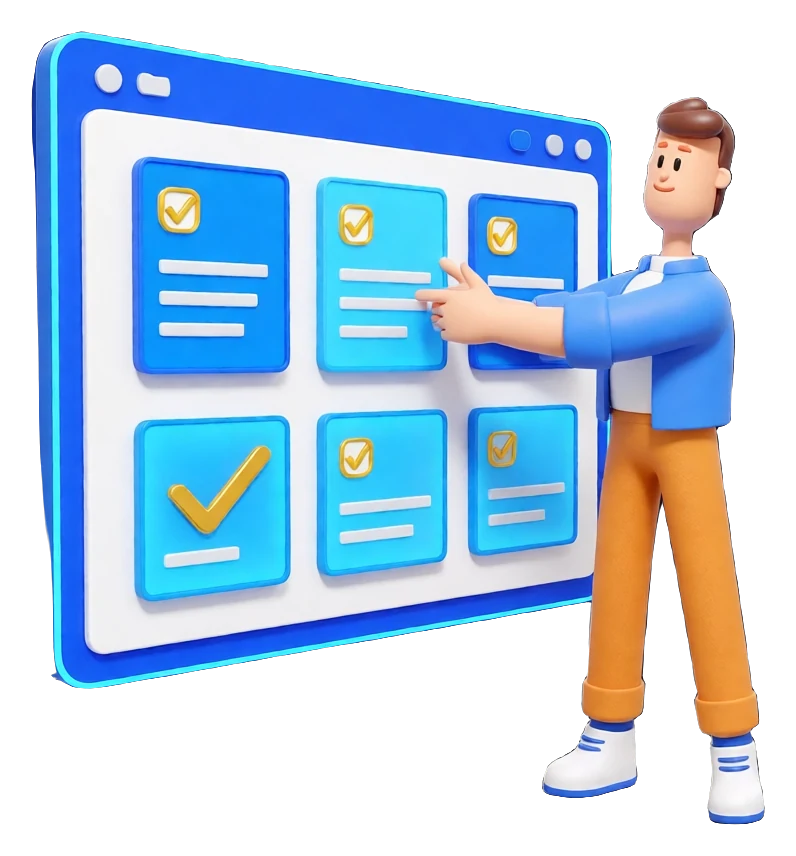 XS4Arabia 3D character — web design in Bahrain