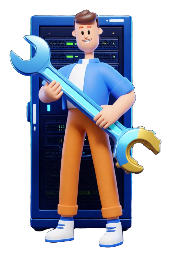 XS4Arabia 3D character — managed IT services in Bahrain