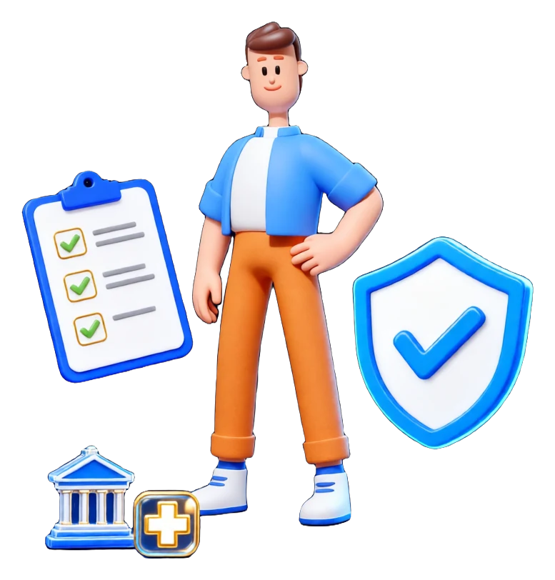 XS4Arabia 3D character — VPN for regulated industries in Bahrain