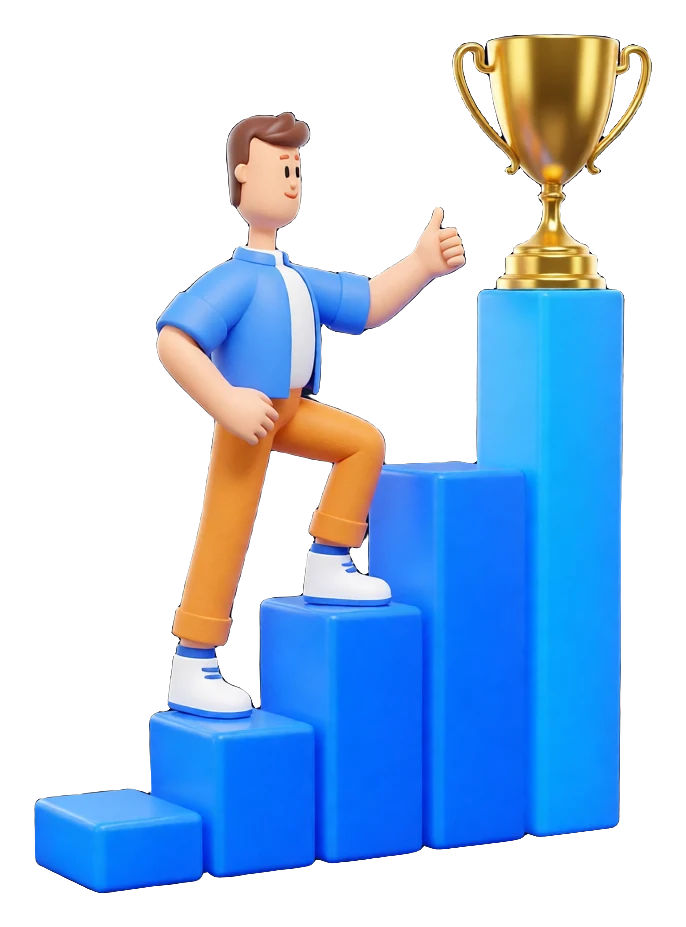 XS4Arabia 3D character — SEO and ranking on Google in Bahrain