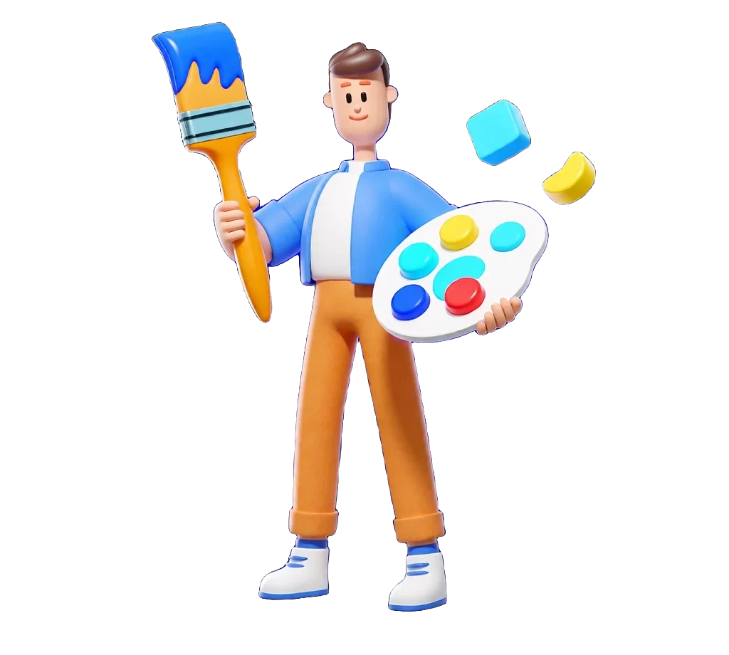 XS4Arabia 3D character — IT and digital marketing services in Bahrain
