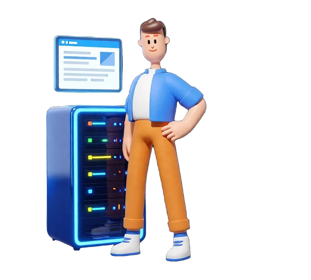 XS4Arabia 3D character — IT and digital marketing services in Bahrain